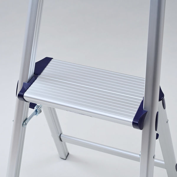 YAMAZEN 開閉簡単 取っ手付き アルミ踏み台 上枠付き 3段 SG