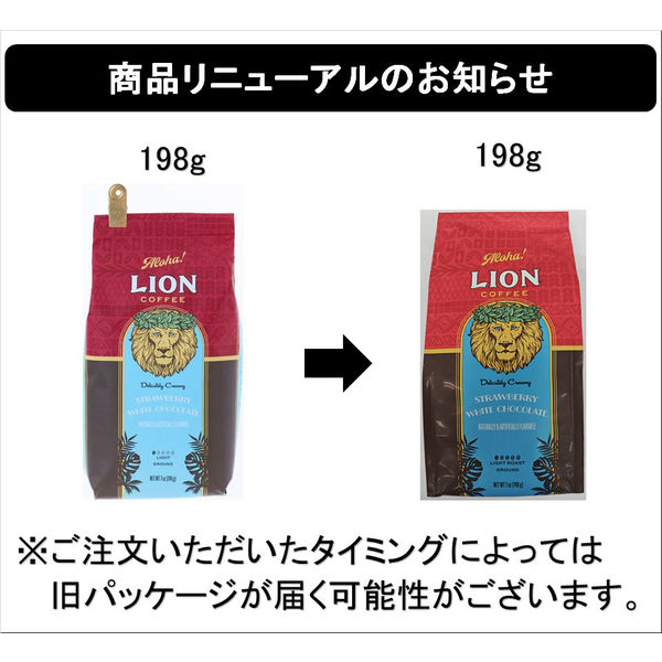 ワゴンセール】【コーヒー粉】ライオンコーヒー ストロベリー