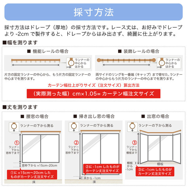 5cm単位】オフィス・公共施設・ご住宅に｜サンゲツ高機能レースカーテン幅60cmｘ丈192cm1枚（直送品） - アスクル