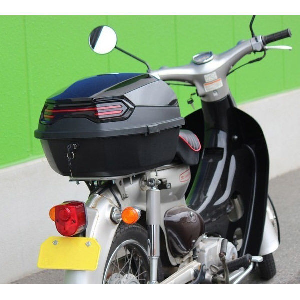 マッドマックス バイク用 リアボックス リーベン トップケース 40L ブラック/軽量 防水 防塵 MM18-40L-BK 1個（直送品） - アスクル
