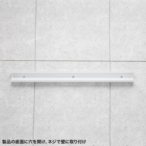 サンワサプライ 配線ダクト（80×60×1000mm・ホワイト） CA-KK80W 1個（直送品） - アスクル