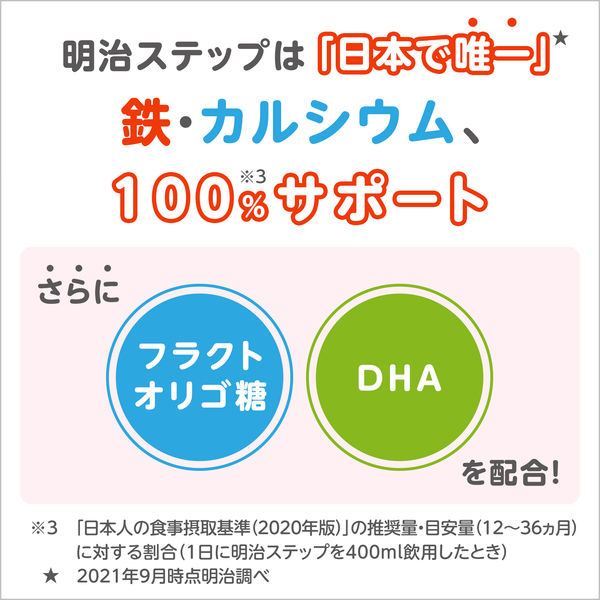 明治ステップ らくらくミルク 200ml×6 1セット（1本×4） 明治4セット(6 