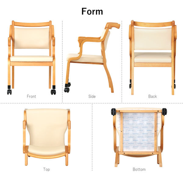 軒先渡し】貞苅椅子製作所 Careシリーズ 高齢者向け前脚キャスター介護