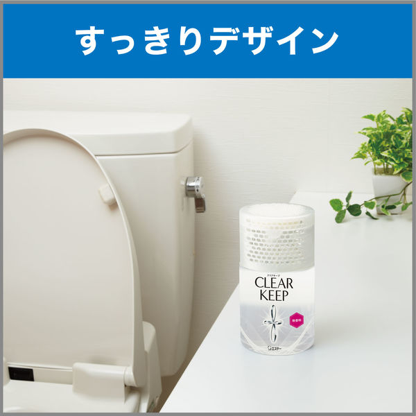 エステー トイレの消臭力 CLEAR KEEP 無香料 1個 クリアキープ トイレ用消臭芳香剤 - アスクル