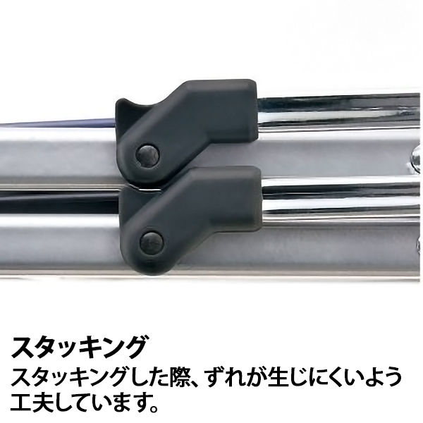 アイリスチトセ アルミ折りたたみチェア ダークグレー ５脚セット 幅430mm パイプ椅子 折り畳みイス - アスクル