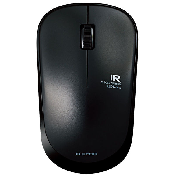 ELECOM ワイヤレスマウス IRLED 静音マウス 3ボタン 省電力 ブラック M-IR06DRSBK d2ldlup 3ボタン IR LED 静音マウス - M-IR06DRSBK