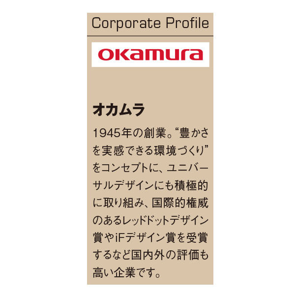 オカムラ スチールOAデスク ビラージュ VILLAGE 脇机 3段 ホワイト 幅400×奥行700×高さ700mm 1台（取寄品） - アスクル