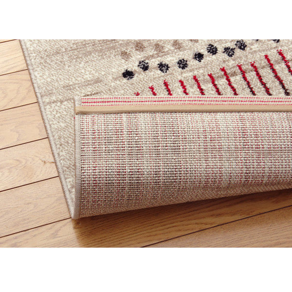 イケヒコ トルコ製 ウィルトン織り カーペット 『マリア RUG』 ベージュ 約133×190cm 1枚（直送品）