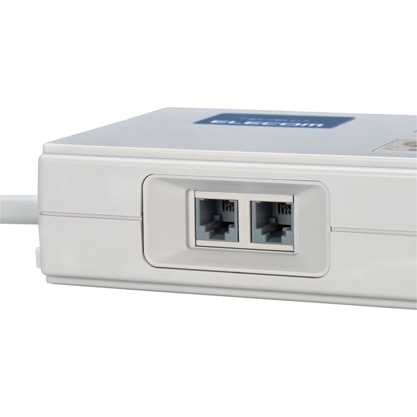 電源タップ BOX型 ノイズフィルター 2m 3ピン 8個口 雷ガード 電源タップ BOX型 ノイズフィルター 2m 3ピン 8個口 雷ガード
