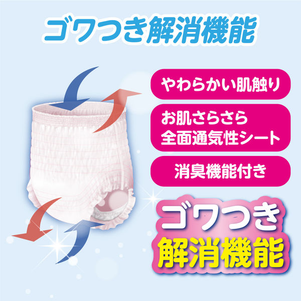 アテント 大人用おむつ 昼1枚安心パンツ 5回 M-Lサイズ 24枚:（1