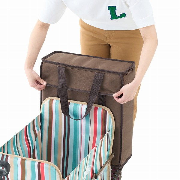 丸洗いバッグインキャリーカート（ブルーストライプ） 84720746 LOGOS