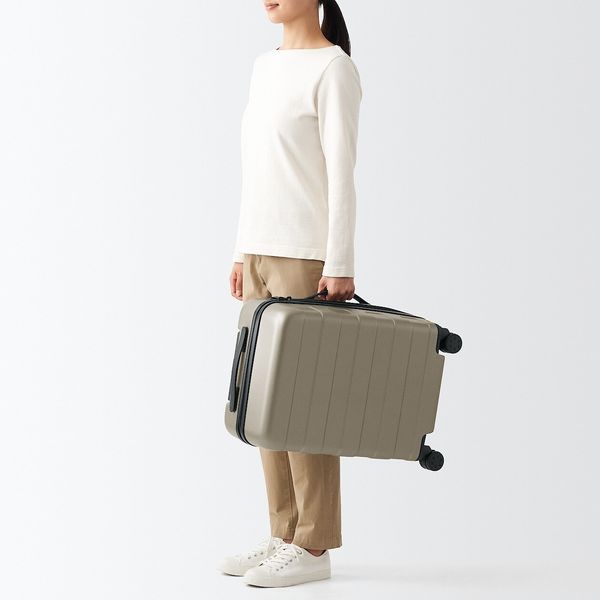 専用◆無印良品　ハードキャリー　36L ベージュ バーを自由に調節できる ハードキャリーケース（36L） | 無印良品