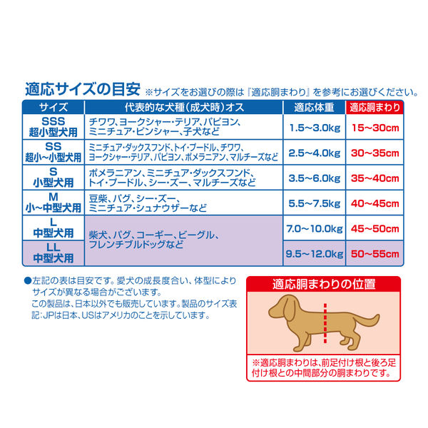 マナーウェア 男の子用 LL 中型犬用 32枚入 8袋 ペット用 ユニ