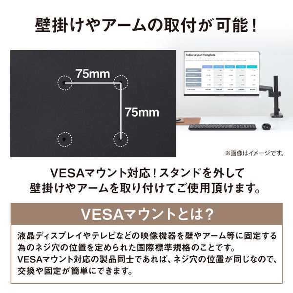 アイリスオーヤマ 21.5インチ液晶モニター ILD-D21FHH-B 1台 - アスクル