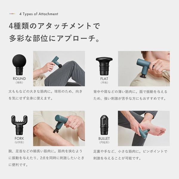 SIXPAD（シックスパッド） Power Gun Slim レッド MTG - アスクル