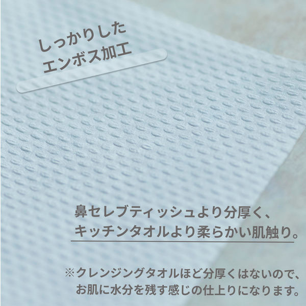 ネピア 鼻セレブ 洗顔専用フェイシャルタオル やわらかい肌ざわり 120組（240枚）30個　1ケース 王子ネピア