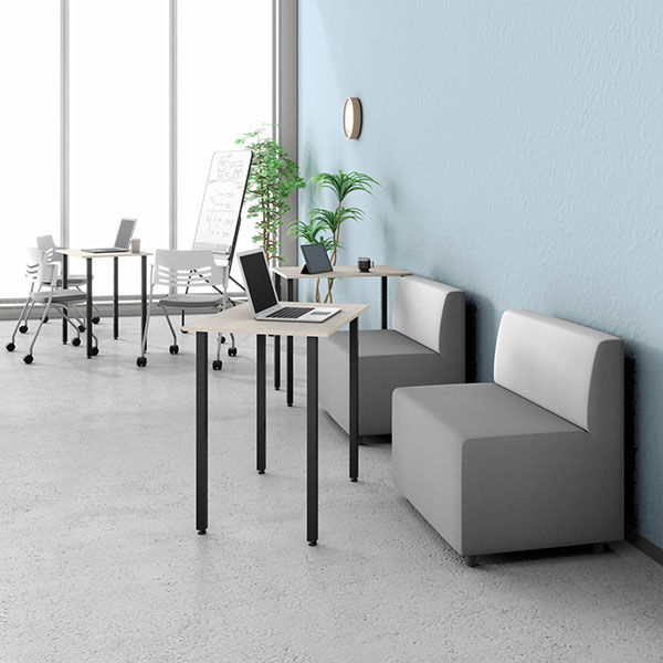 オカムラ ジャスタス矩形（長方形）テーブル 幅720×奥行520×高さ720mm