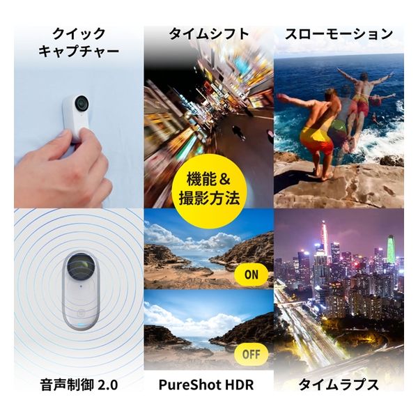 Insta360 アクションカメラ Go 3 (32GB) CINSABKA_GO305 1台（直送品