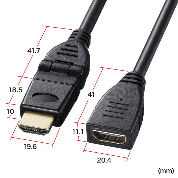 初回限定 HDMI光ケーブル 4K DTECH 難燃定格【3122 HDMI光ケーブル