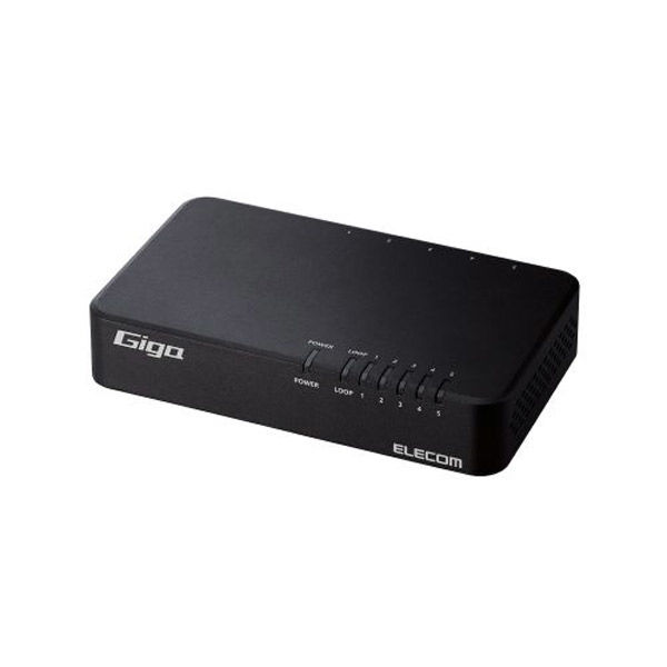 Amazon | エレコム スイッチングハブ 5ポート 10/100Mbps AC電源