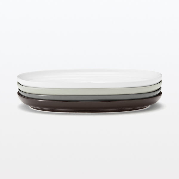 無印良品 日常の器 オーバルプレート 小 白 約24×17cm 良品計画