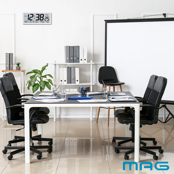 ノア精密 MAG大型電波掛時計 グランタイム W-780 WH-Z 1個