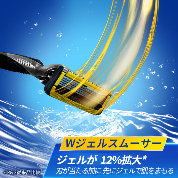 ジレット（Gillette）髭剃り プロシールド 電動ホルダー 本体+替刃2個付 究極の深剃り＋肌への優しさ カミソリ P＆G - アスクル