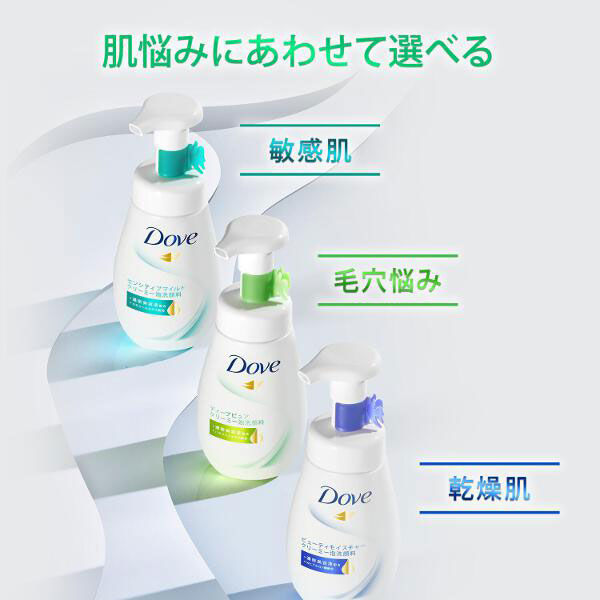 ダヴ（Dove）ニキビケア クリーミー泡洗顔料 詰替え用 140ml　1セット (3個+1個）　ユニリーバ