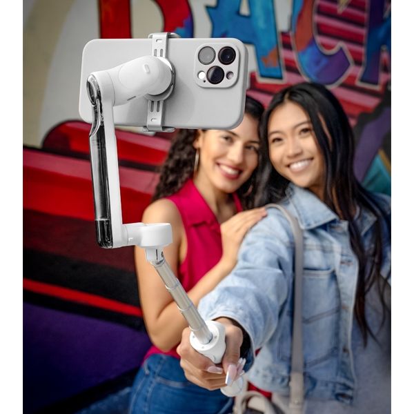 Insta360 AI搭載スマートフォン用ジンバル サミットホワイト Flow-01 1個（直送品） - アスクル