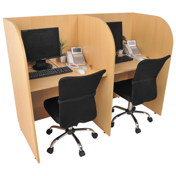 軒先渡し】ナカバヤシ 多目的個別ブースデスク 研修デスク 単体タイプ