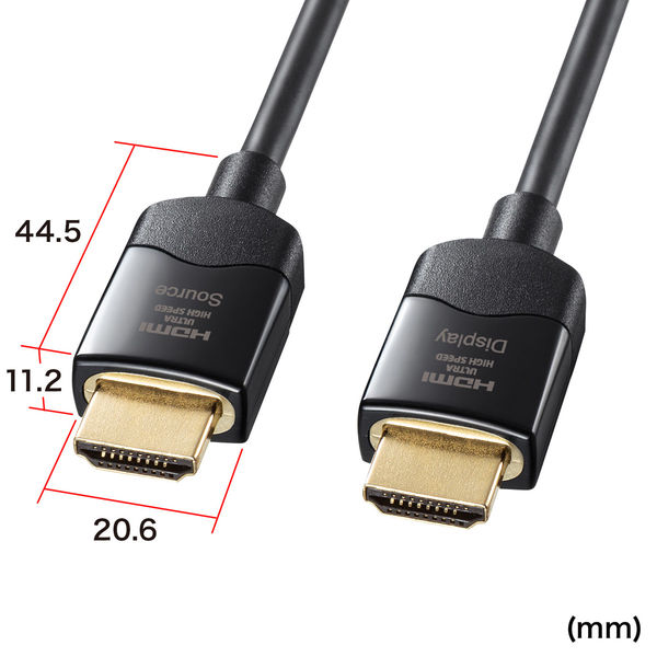 サンワサプライ 光ファイバウルトラハイスピードHDMIケーブル（10m