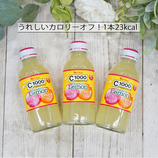 C1000 ビタミンレモン コラーゲン＆ヒアルロン酸 2パック（140mL×12本