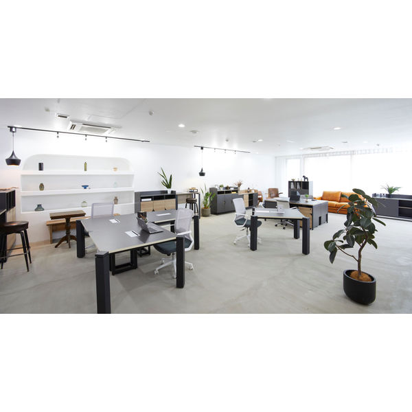 【軒先渡し】SMILE CORP RITZY HORN ハイデスク 幅1200×奥行450×高950mm アイロングレー 720021 1台（直送品） RITZY HORN アイロングレー