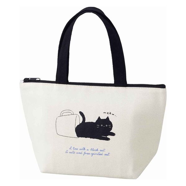 幸せなふたりに贈る結婚祝い ランチバッグ オーエスケー 保冷 保冷バッグ ネコ cat black ノベルティグッズ