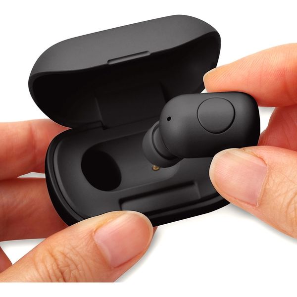 PGA Bluetooth(R) 5.0搭載 片耳ワイヤレスイヤホン 充電ケース付