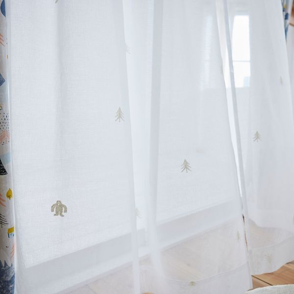 スミノエ デザインライフ セミオーダー レースカーテン イエティボイル