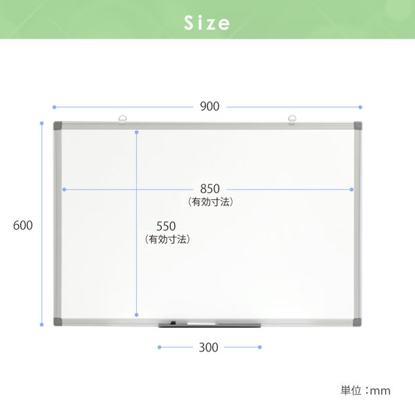 軒先渡し】ネットフォース FLEX BOARD ホワイトボード 壁掛け 縦横両用