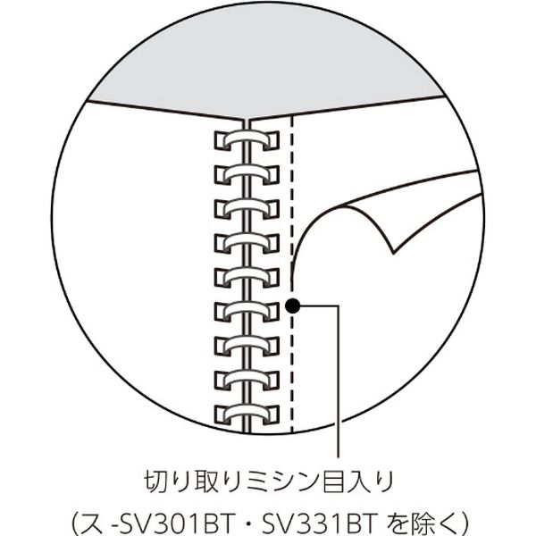 コクヨ ソフトリングノート（ドット入り罫線） Ａ６ ８０枚