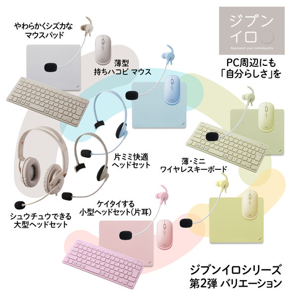 無線マウス ワイヤレスマウス 静音 2.4GHzレシーバー 3ボタン