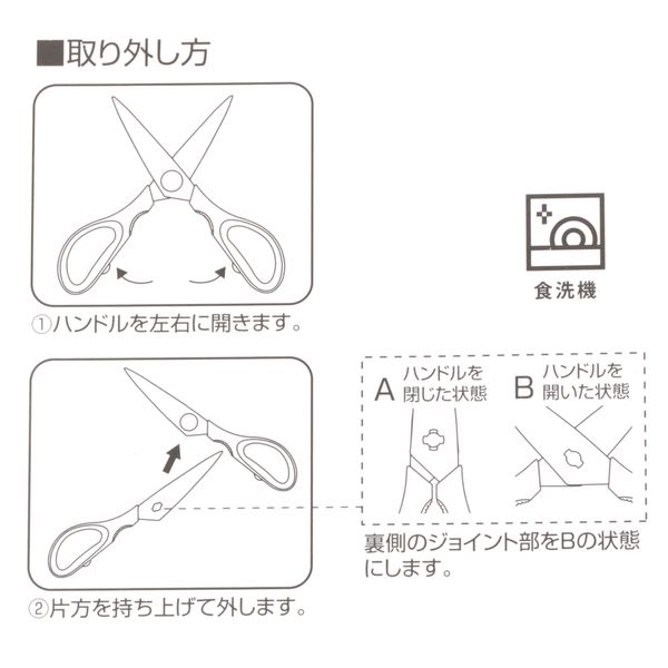 光シザー 2丁 状態B ふき取る