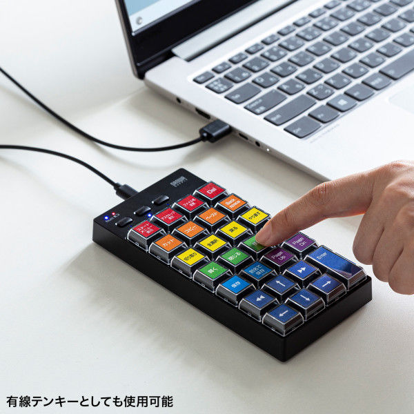 サンワサプライ プログラマブルテンキー（Bluetoothモデル） NT