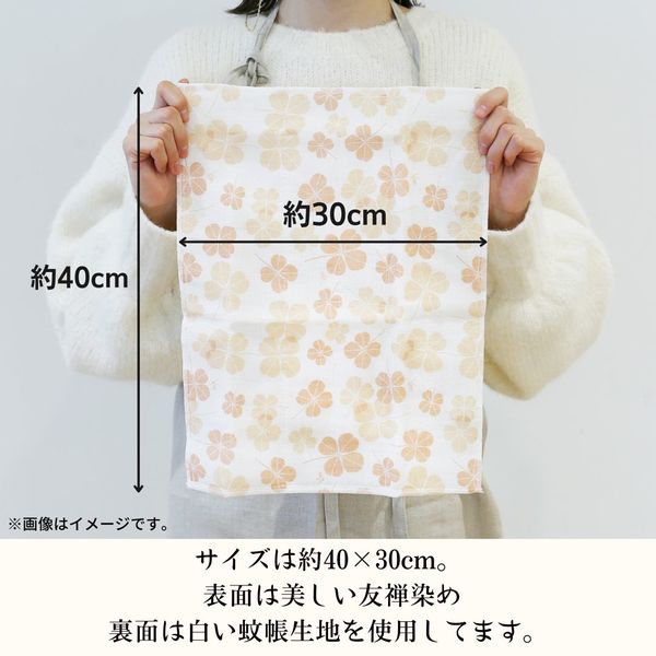 白雪友禅ふきん おすすめ2枚セット ギフトパッケージ入り