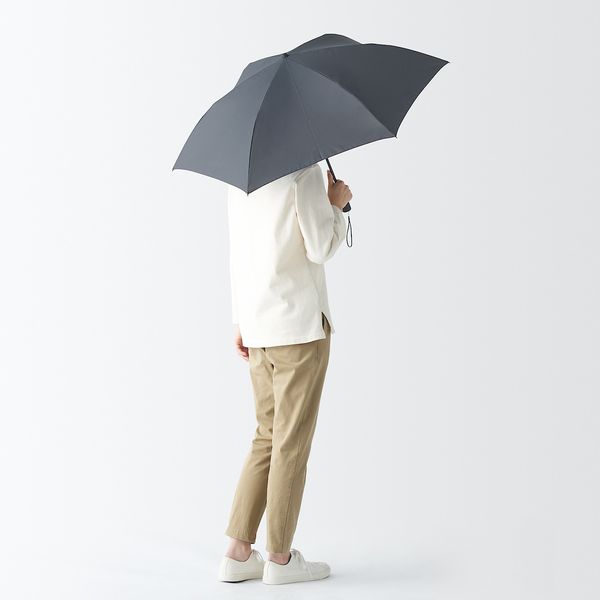 無印良品 晴雨兼用 2通りにたためる 折りたたみ傘 傘55cm