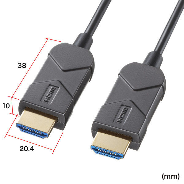 8K 光ファイバー HDMI ケーブル 20M パソコン モニター テレビ Amazon | 8K 光ファイバーHDMIケーブル 20m HDMI 2.1 ケーブル