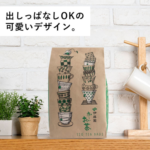 伊藤園 おーいお茶 緑茶 (抹茶入り) ティーバッグ 1袋（120バッグ入）お得用 エコティーバッグ