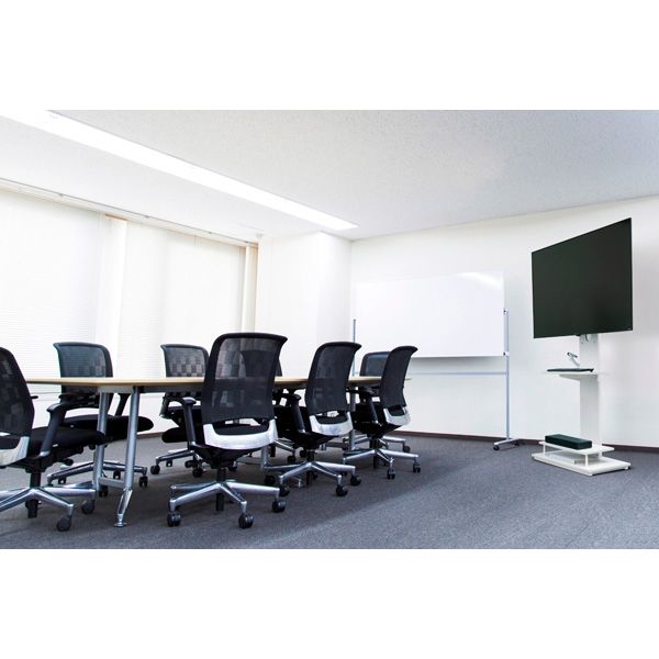 【美品&完成品】アイリスオーヤマ テレビスタンド UTS-W75 ホワイト アイリスオーヤマ スタンドテレビ台 ホワイト UTS-W75 1台（直送