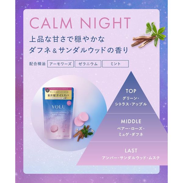 数量限定】YOLU（ヨル） バスタブレット リラックスナイトリペア