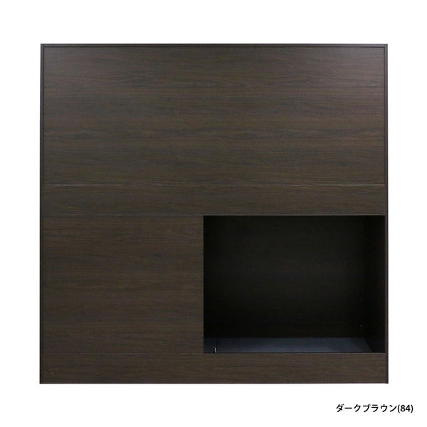 軒先渡し】友澤木工 部屋を仕切れる 2段ベッド ボックス型 ダーク