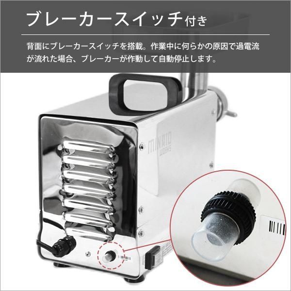 MINATOWORKS ミナト 業務用ステンレス製 電動ミンサー PMM-12F