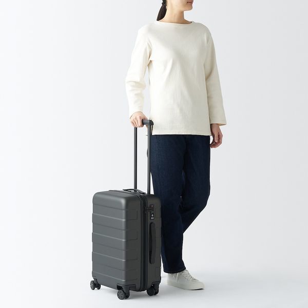 限定モデル 完売品 無印良品 キャリーケース 36L クリア 鍵2本